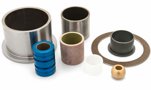 Other plastic, metal and composite slide bearings in various sizes and colours