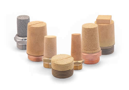 PUKS sinter filters in various shapes and thread connections
