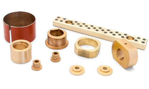 Coussinets et pièces sur mesure en bronze et matériaux composites